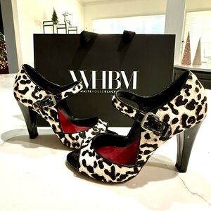 WHBM leopard print Heels